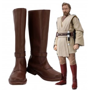 Star Wars Jedi Obi Wan Kenobi Cosplay Shoes