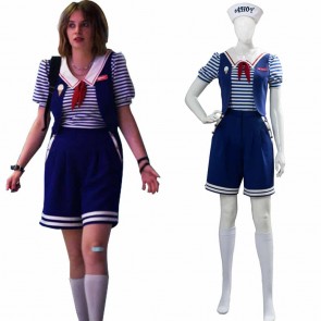 Stranger Things 3 Scoops Ahoy Robin Cosplay Costume Adult
