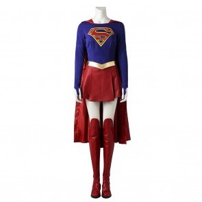 Supergirl Kara Zor-El Costume For Superman Cosplay 