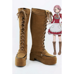 Sword Art Online Lisbeth Rika Shinozaki Cosplay Boots Shoes