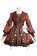 Pre-sale Genshin Impact Original Design Hutao Lolita Dress Cosplay Costume Outfits