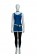 Pokemon Go Female Trainer Blue Cosplay Costume