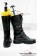 Punk Rock Zipper Black Boots Shoes Custom-Made