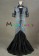 Victorian Edwardian Vintage Cotton Blend Tartan Lace Mermaid Dress
