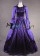 Classic Klassiker Lolita Retro Pagoda Sleeves Lace Frilled Brocaded Ball Gown Dress