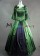 Southern Belle Vintage Slash Neck Pagoda Sleeves Strappy Ruffles Floor Length Dress