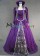 Medieval Court Lolita Vintage Floral Lace Frilled Floor Length Dress