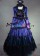 Elegant Gothic Lolita Vintage Pagoda Sleeves Tiered Lace Frilled Ball Gown Dress