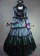 Elegant Gothic Lolita Vintage Pagoda Sleeves Tiered Lace Frilled Ball Gown Dress