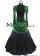 Victorian Reenactment Lolita Retro Turtle Neck Frilled Lace Formal Dress Evening