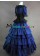 Classic Lolita Ruffles Lace Strappy Falbala Floral Layered Ball Gown Fancy Dress