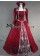 Medieval Court Lolita Vintage Floral Lace Frilled Floor Length Dress