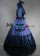 Elegant Gothic Lolita Vintage Pagoda Sleeves Tiered Lace Frilled Ball Gown Dress