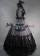 Elegant Gothic Lolita Vintage Pagoda Sleeves Tiered Lace Frilled Ball Gown Dress