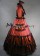 Elegant Gothic Lolita Vintage Pagoda Sleeves Tiered Lace Frilled Ball Gown Dress