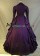 Gothic Lolita Vintage Lapel Button Ruffles Tiered Falbala Lace Ball Gown Dress