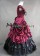 Romantic Romantik Sweet Sleeveless Lace Floral Frilled Falbala Tiered Ball Gown Dress