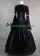 Edwardian Victorian Gothic Lolita U Neck Floral Printed Pagoda Sleeves Strappy Floor Length Dress 