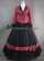 Civil War Lolita Vintage Jacket Skirt Tartan Ruffled Button Ball Gown Dress 