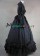 Victorian Vintage Gothic Lolita Frill Lace Pagoda Sleeves Ball Gown Dress