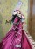 Gorgeous Herrlich Victorian Slash Neck U Neck Long Sleeves Flower Printed Brocaded Ball Gown Dress