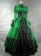 Victorian Retro Lolita Pagoda Sleeves Ruffled Frilled Layered Strappy Ball Gown Dress