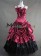 Romantic Romantik Sweet Lolita Ruffles Floral Spaghetti Strap Fancy Dress Prom