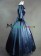 Southern Belle Vintage Slash Neck Pagoda Sleeves Strappy Ruffles Floor Length Dress