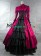 Gothic Lolita Reenactment Retro Ruffles Tiered Falbala Lace Ball Gown Dress Bowknot