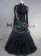 Victorian Reenactment Lolita Retro Turtle Neck Frilled Lace Formal Dress Evening