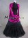 Victorian Reenactment Lolita Retro Turtle Neck Frilled Lace Formal Dress Evening
