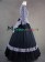 Civil War Lolita Vintage Jacket Skirt Tartan Ruffled Button Ball Gown Dress 