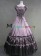 Southern Belle Princess Armelloses Kleid Lolita Lace Ruffles Brocade Ball Gown Dress