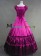 Southern Belle Princess Armelloses Kleid Lolita Lace Ruffles Brocade Ball Gown Dress