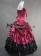 Romantic Romantik Sweet Lolita Ruffles Floral Spaghetti Strap Fancy Dress Prom