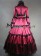 Elegant Gothic Lolita Vintage Pagoda Sleeves Tiered Lace Frilled Ball Gown Dress