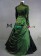 Victorian Reenactment Lolita Retro Turtle Neck Frilled Lace Formal Dress Evening