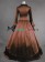 Classic Klassiker Lolita Retro Pagoda Sleeves Lace Frilled Brocaded Ball Gown Dress