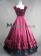 Romantic Romantik Sweet Sleeveless Lace Floral Frilled Falbala Tiered Ball Gown Dress