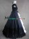 Romantic Romantik Lolita Vintage Color Collision Strap Kleid Sleeve Dress