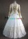 Gorgeous Herrlich Vintage Top Skirt Floral Print Lace Frilled Floor Length Dress