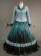 Civil War Lolita Vintage Jacket Skirt Tartan Ruffled Button Ball Gown Dress 