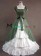 Classic Lolita Slash Neck Lace Falbala Layered Floor Length Dress Party