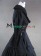 Gothic Lolita Vintage Lapel Button Ruffles Tiered Falbala Lace Ball Gown Dress