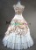 Romantic Romantik Sweet Sleeveless Lace Floral Frilled Falbala Tiered Ball Gown Dress