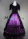 Classic Reenactment Retro Lolita Cosplay Ruffles Lace Layered Dress