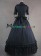 Victorian Vintage Gothic Lolita Frill Lace Pagoda Sleeves Ball Gown Dress