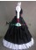 Civil War Lolita Vintage Tartan Lace-up Puff Sleeves Ball Gown Dress