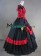 Gothic Lolita Classic Ruffles Lace Frilled Wedding Formal Ball Gown Dress 