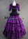 Classic Lolita Ruffles Lace Strappy Falbala Floral Layered Ball Gown Fancy Dress